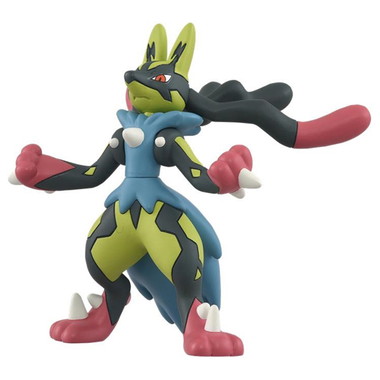 MONCOLLE Yellow Mega Lucario (黄色いメガルカリオ) MEGA EVOLUTION Pokémon (POCKET MONSTERS) TAKARA TOMY - 画像 (2)
