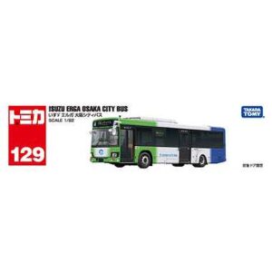 TAKARATOMY Long Type TOMICA No.129 Isuzu Erga Osaka City Bus