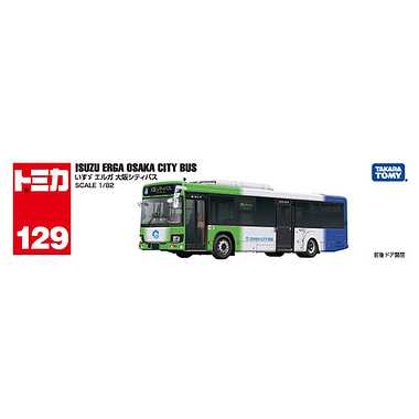 TAKARATOMY Long Type TOMICA No.129 Isuzu Erga Osaka City Bus