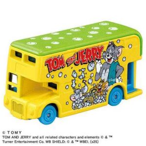 Dream TOMICA-Tom and Jerry-Wrapping Bus-Yellow-TAKARATOMY