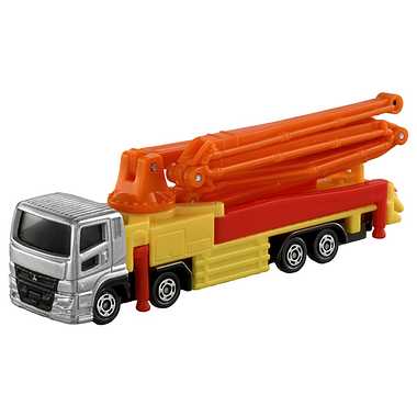 TAKARATOMY Long Type TOMICA No.127 Mitsubishi Fuso Super Great Concrete Pump Truck