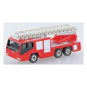 TAKARATOMY TOMICA No. 108 Hino Fire Truck with Ladder (Morita Super Gyro Ladder)