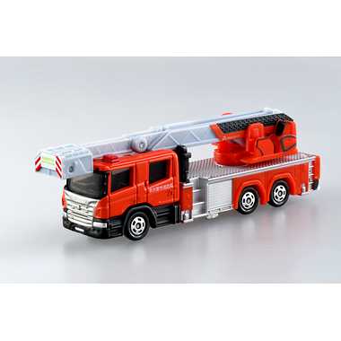 TAKARATOMY Long Type TOMICA No. 145 Nagoya City Fire Department 30m-Class Articulating Ladder Truck
