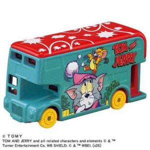 Dream TOMICA-Tom and Jerry-Wrapping Bus-Blue-TAKARATOMY