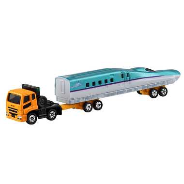 TAKARATOMY Long Type TOMICA No.122 Mitsubishi Fuso Super Great H5 Series Shinkansen Transport Vehicle