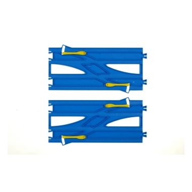 PLARAIL-Double Track Crossover Switch Point Rail