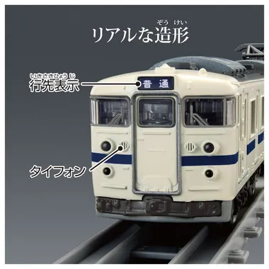 PLARAIL Real Class 415 Series Suburban Train JR East Japan Hakuden - Image 2