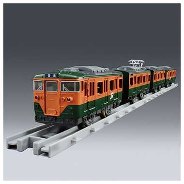 PLARAIL Real Class 113 Series Commuter Train JR East Japan Shonan Color - Image 2
