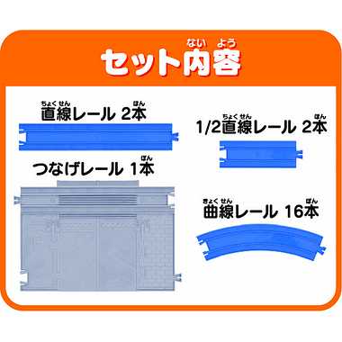 PLARAIL Straight and Curved Rails Start Rail Kit - Image 2