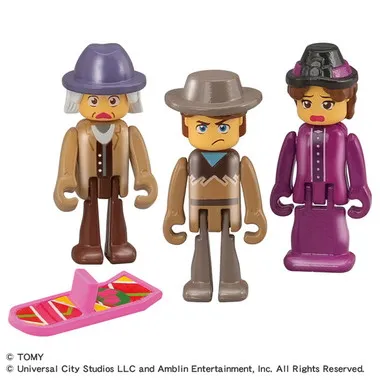 PLARAIL Back to the Future PART 3 Steam Locomotive No. 131 & Time Machine - Image 3