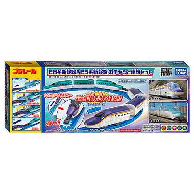 PLARAIL E8 Series Shinkansen & E5 Series Shinkansen Gachatto Connection Set - Image 5