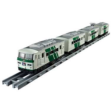 PLARAIL-Real Class-185 Series-Express Train-Odoriko-Green Stripes