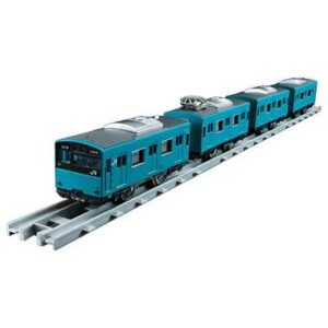 PLARAIL-Real Class-201 Series-Commuter Train-JR West Japan-Sky Blue