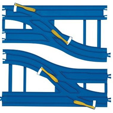 PLARAIL-Double Track Wide Point Rail
