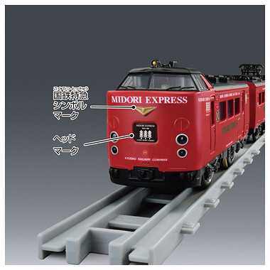 PLARAIL Real Class 485 Series Express Train JR Kyushu Midori Express - Image 2