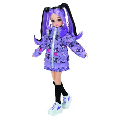 Cool Kuromi LICCA DX Casual & Purple Dress Set - Image 2