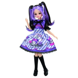 Cool Kuromi-LICCA DX-Casual & Purple Dress Set-LICCA Chan