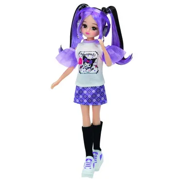 Cool Kuromi LICCA DX Casual & Purple Dress Set - Image 3