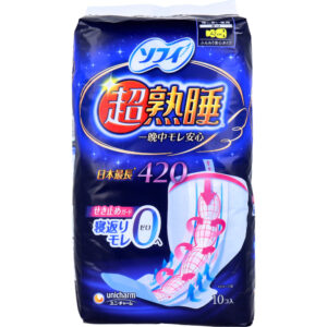 Super Deep Sleep Guard 420 Night-Time Sanitary Pads 42cm