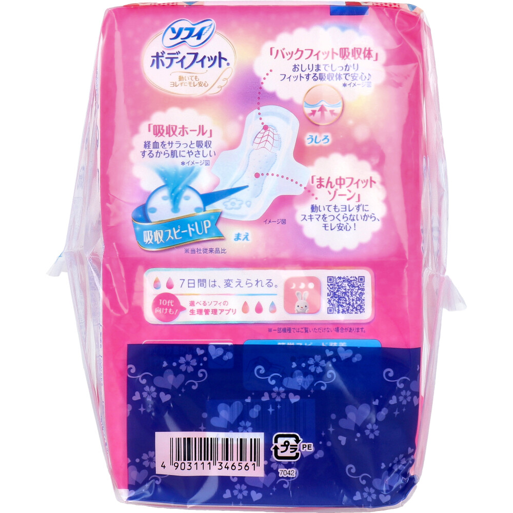 Menstrual Flow Product of Moderate Flow for Day With Wings 21cm 120PCS (20PCS×6) - Image 2