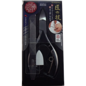JAPANESE NAIL CLIPPERS NIPPER TYPE NAIL FILE SET TAKUMINOWAZA (匠の技 MASTER CRAFTSMANSHIP) G-1027